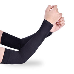 SoraCool Seamless Arm Sleeves — Black, Wrist Length style