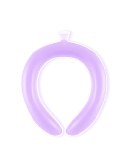 SoraCool Water-Chilled Neck Ring — purple neck ring shown in a compact front view on a white background