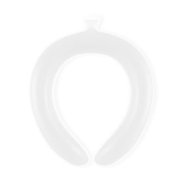 SoraCool Water-Chilled Neck Ring — white neck ring shown from the front on a white background