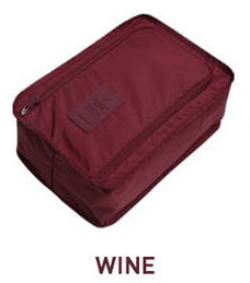 SoraCool Wet/Dry Travel Shoe Bag wine red supplier color image