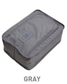 SoraCool Wet/Dry Travel Shoe Bag gray supplier color image