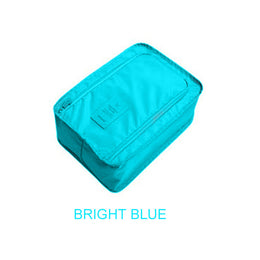SoraCool Wet/Dry Travel Shoe Bag bright blue supplier color image